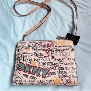 DKNY Bryant Park TZ Cross Double Zip Crossbody Bag